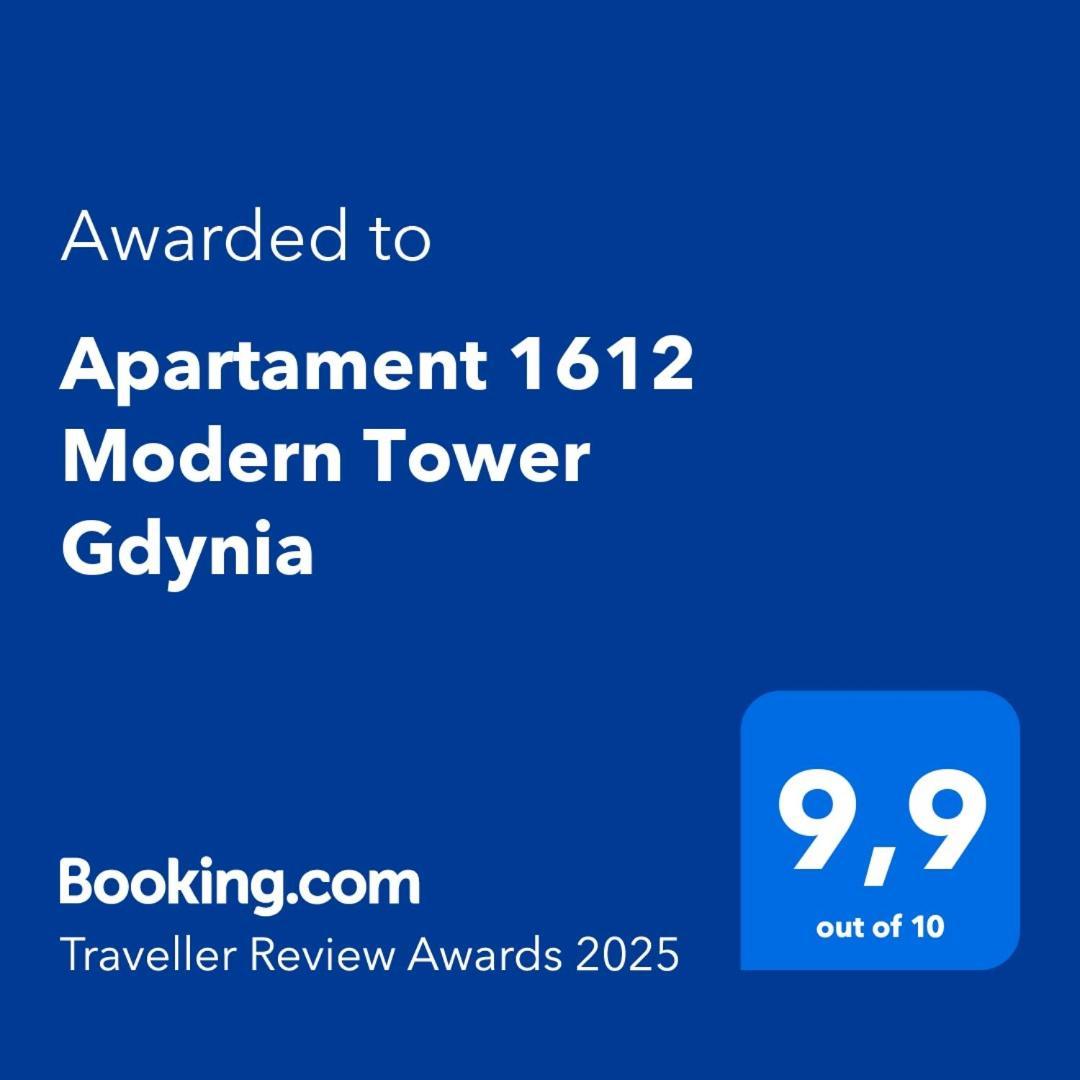 Apartament 1612 Modern Tower Gdynia Dış mekan fotoğraf